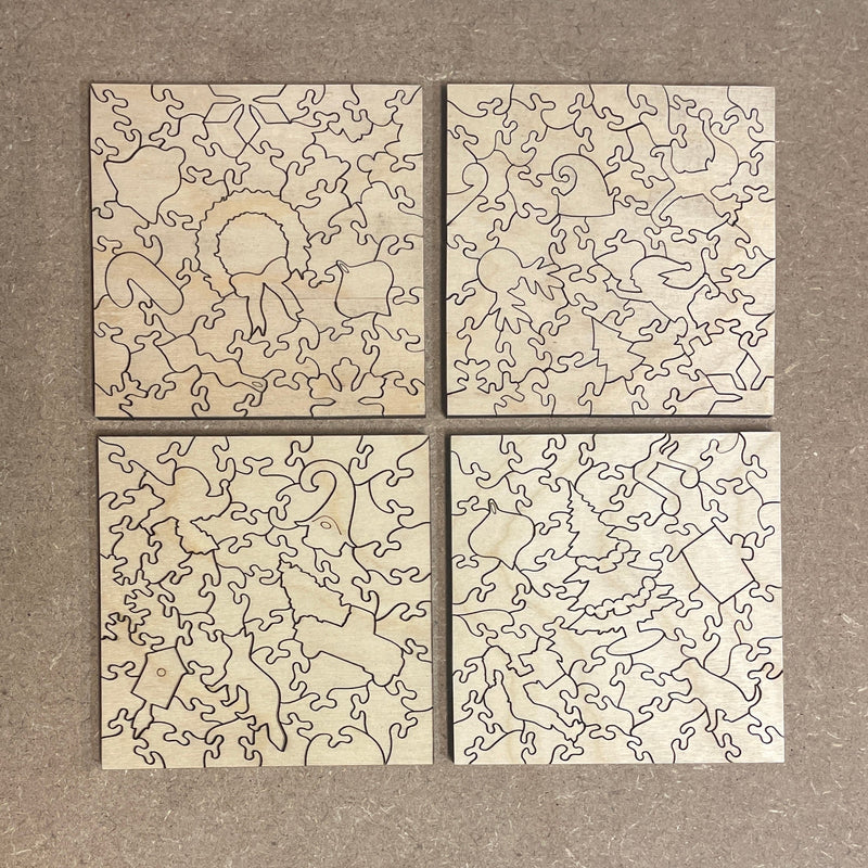 12 Days of Christmas Wooden Puzzle Set - Liminal Puzzle Co