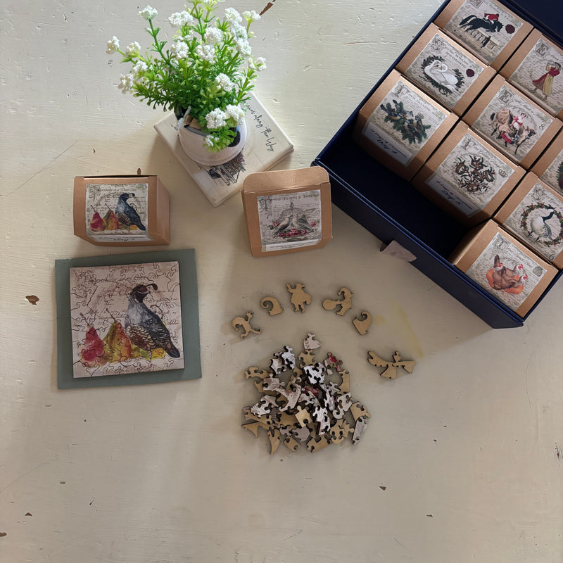 12 Days of Christmas Wooden Puzzle Set - Liminal Puzzle Co