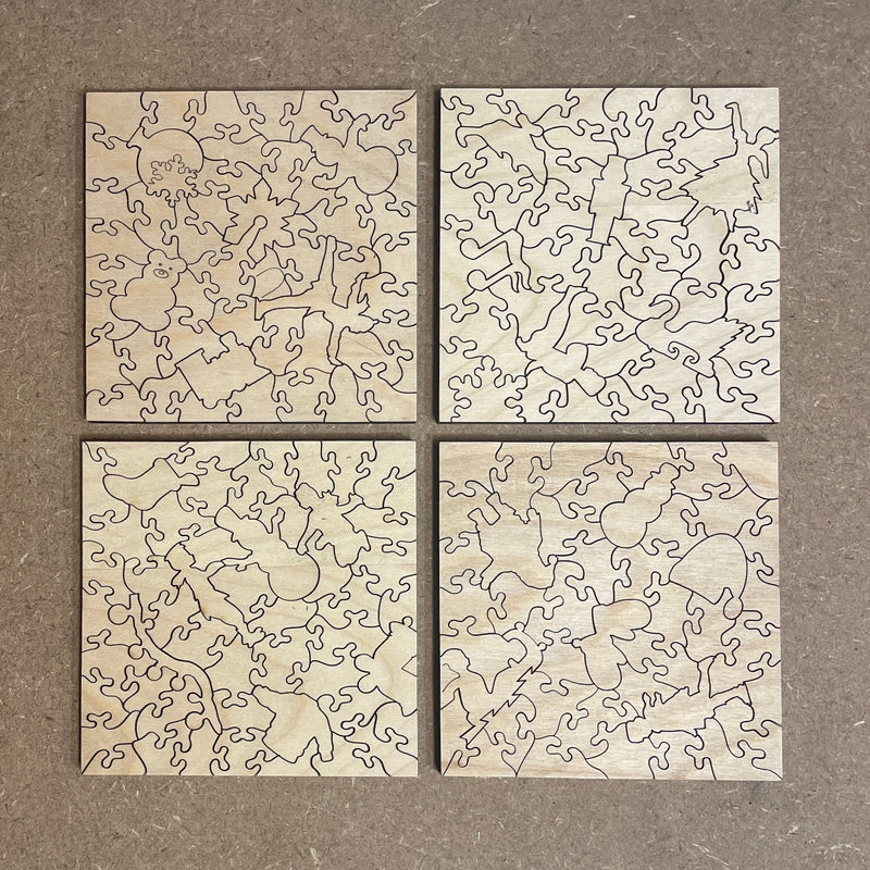 12 Days of Christmas Wooden Puzzle Set - Liminal Puzzle Co
