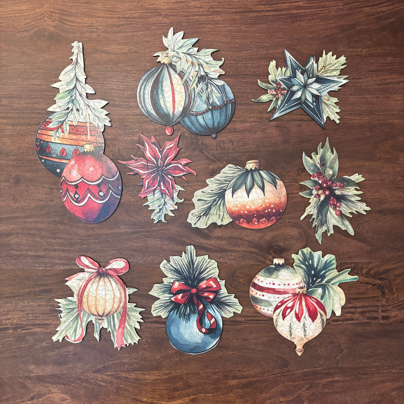 ornaments wooden jigsaw puzzle Set - Liminal Puzzle Co