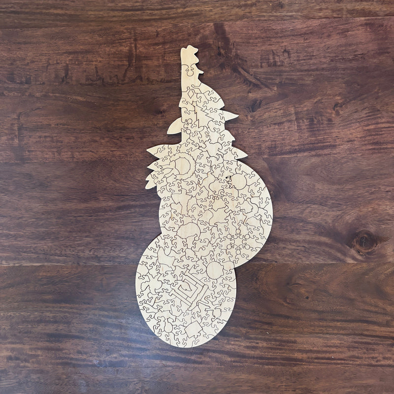 Christmas Ornaments Wooden Puzzle - Set of 3 - Liminal Puzzle Co