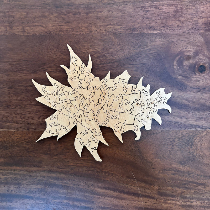 Christmas Ornaments Wooden Puzzle - Set of 3 - Liminal Puzzle Co