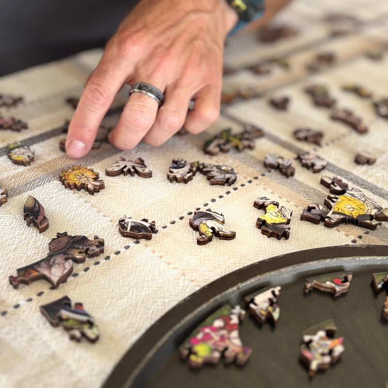 Owl - The Chronicles of Boulder (143 Pieces) | Wooden Owl Jigsaw Puzzle - Liminal Puzzle Co