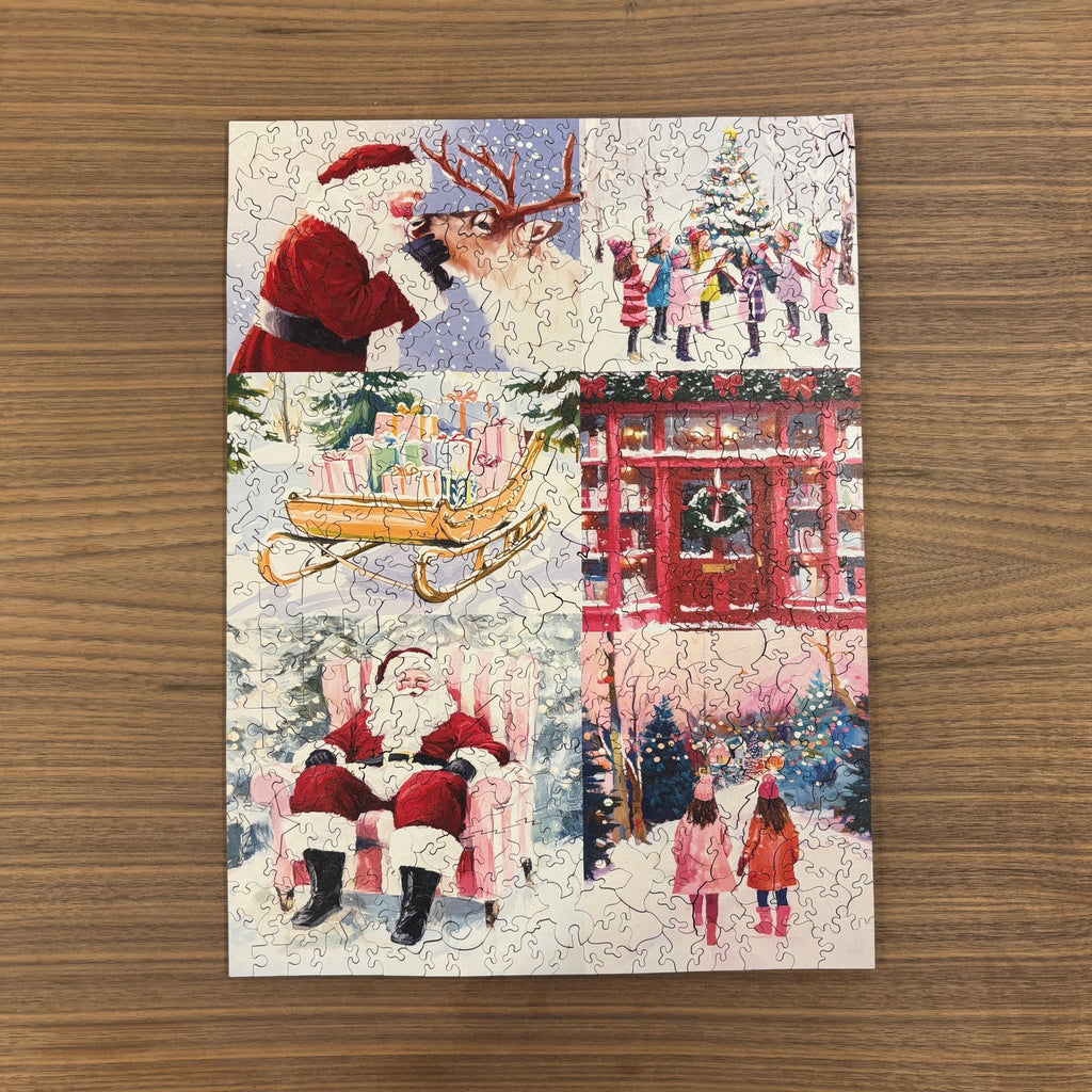 Santa's Wonderland (416 Pieces) | Christmas Wooden Puzzle - Liminal Puzzle Co