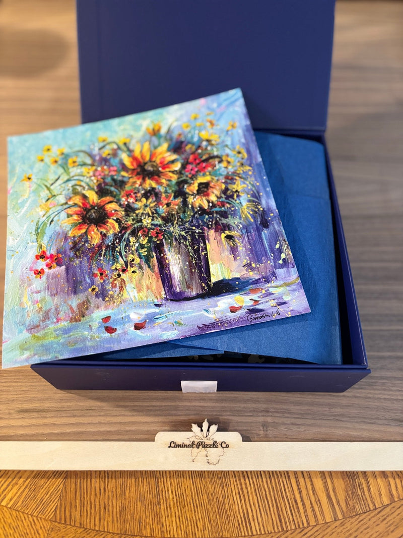 Sunflowers Wooden Puzzle (224 Pieces) - Liminal Puzzle Co