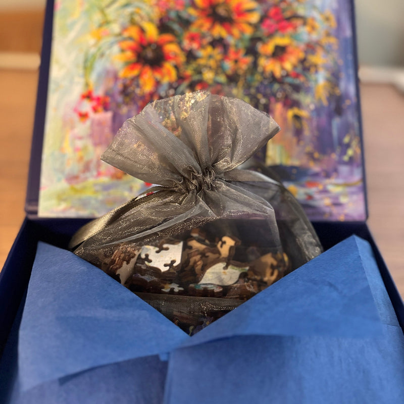 Sunflowers Wooden Puzzle (224 Pieces) - Liminal Puzzle Co