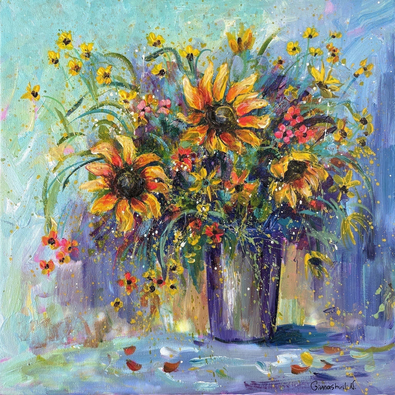 Sunflowers Wooden Puzzle (224 Pieces) - Liminal Puzzle Co