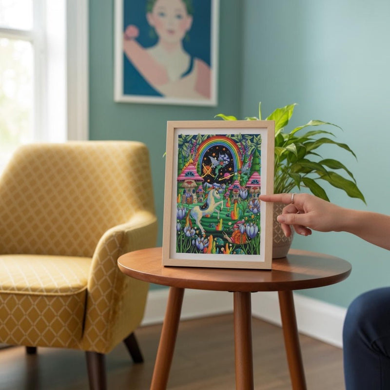 The Unicorn's Paradise (298 Pieces) | Unicorn Wooden Puzzle - Liminal Puzzle Co