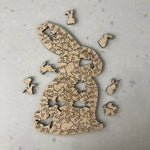 Rabbit Adult Coloring Puzzle - Liminal Puzzle Co