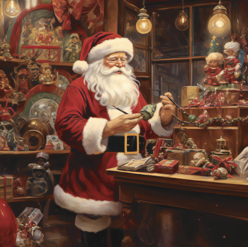 "Santa's Workshop" Wooden Advent Puzzle - Liminal Puzzle Co